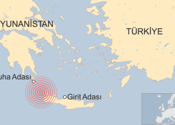 Girit adası açıklarında 6.4 büyüklüğünde deprem