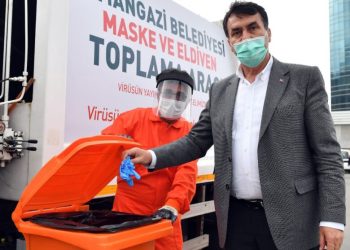 Bursa’da atık maske ve eldivenler için özel ekip kuruldu