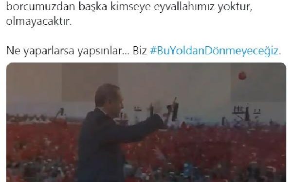 Cumhurbaşkanı Erdoğan’dan, AK Parti’ye dönüşünün 3’üncü yılına özel paylaşım