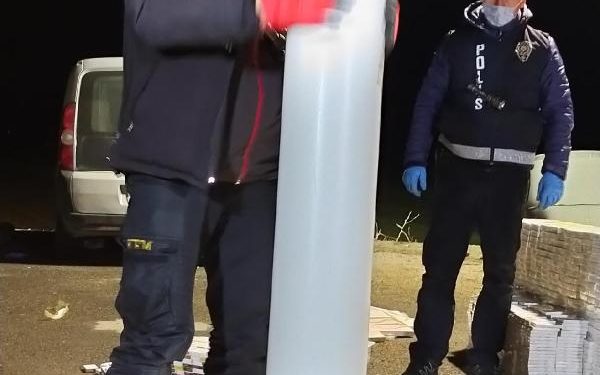 Erzurumda 9 bin adet kaça sigara ele geçirildi