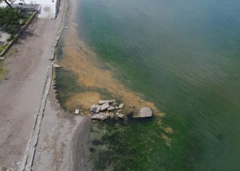 Bursa’da Gemlik Körfezi turuncu renge büründü