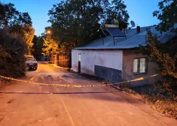 Komşularına satırla saldırdı!