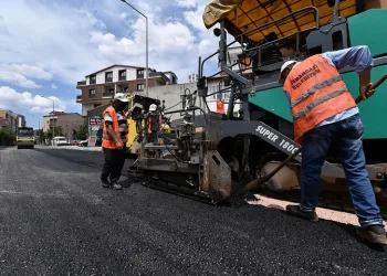 Osmangazi’de 6 ayda 20 bin ton asfalt