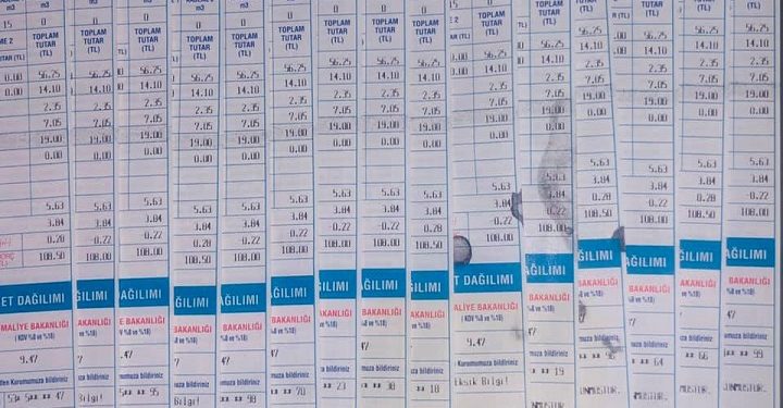 Buski’den su faturası açıklaması