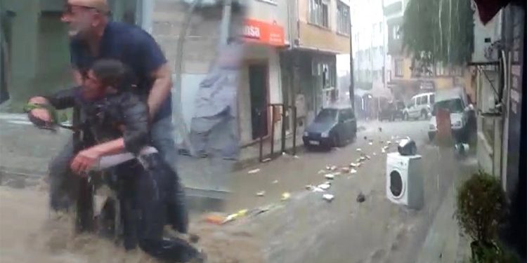 Bursa’yı sel vurdu!