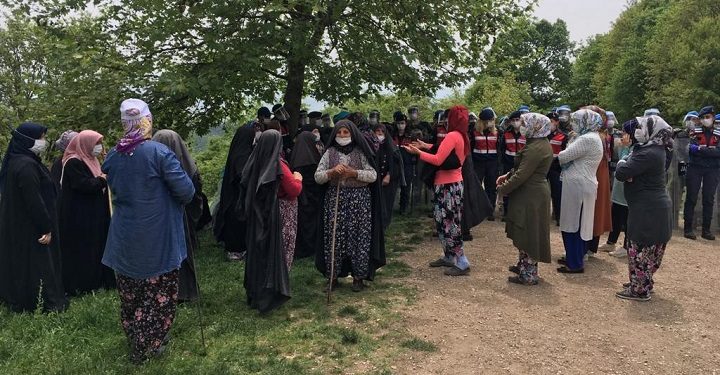 Bursa Kirazlıyayla’da madene karşı çıkan 9 kişi gözaltında!