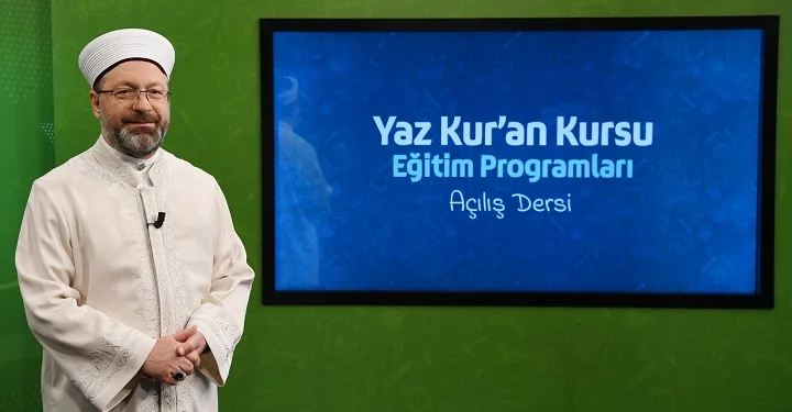 2020 yaz Kur’an kursları uzaktan eğitimle yapılacak