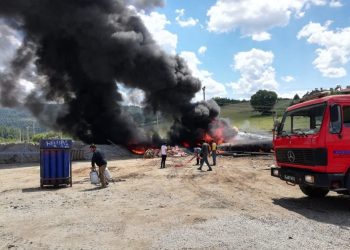 Bursa’da korku dolu anlar… Aniden alev aldı!