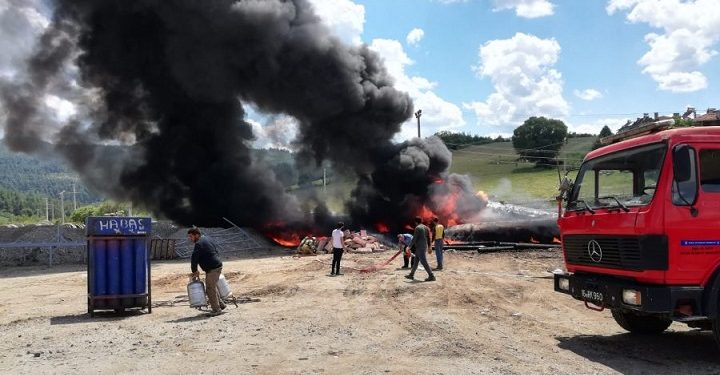 Bursa’da korku dolu anlar… Aniden alev aldı!
