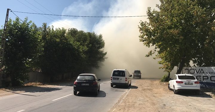 Bursa’da kağıt deposunda yangın!