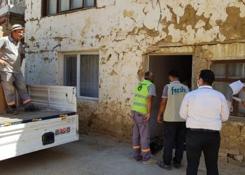 Kestel’deki sel mağdurlarına beyaz eşya desteği