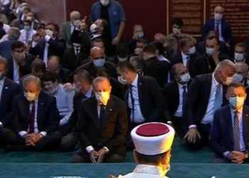 Cumhurbaşkanı Erdoğan Ayasofya’da
