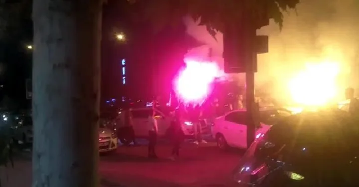 Bursa’da asker uğurlaması: İstenmeyen görüntüler…