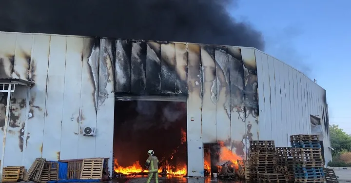 Bursa’da bir yangın daha! Bu kez Samanlı yanıyor…