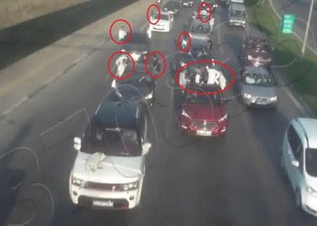 Bursa’da düğün konvoyundaki 35 araca ceza!