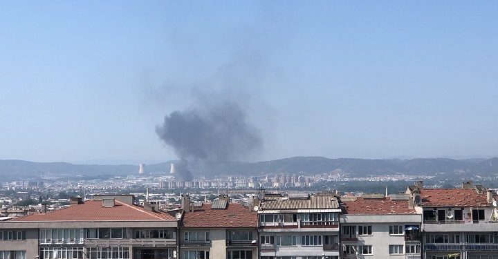 Bursa’da tekstil fabrikasında yangın