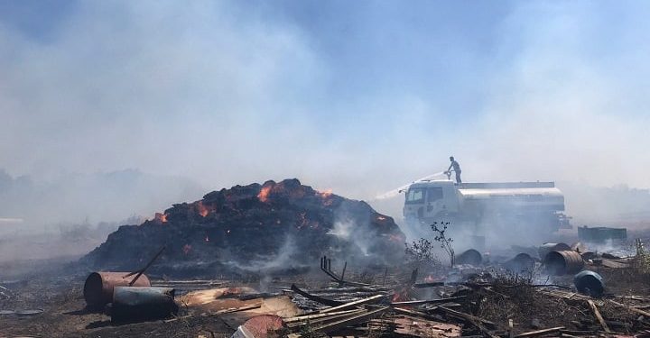 Bursa Başköy’de yangın çıktı!