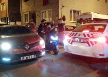 Bursa’da polisten kaçarken kaza yaptılar