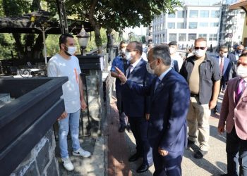 Bursa’da Vali ve Başkan Aktaş’tan korona denetimi