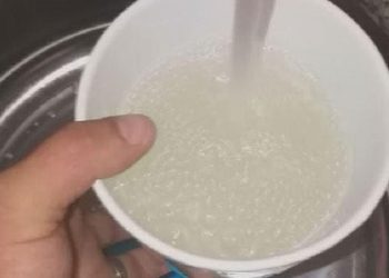 Kurban atıkları dereye atıldı, içme suyu bu hale geldi