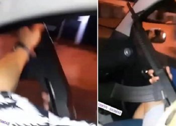 Pompalı tüfekle havaya ateş açtı