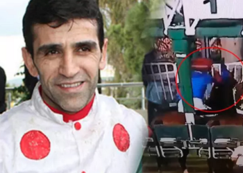 Halis Karataş, bindiği atı yumrukladı!