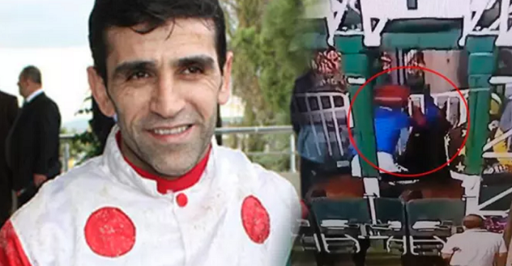 Halis Karataş, bindiği atı yumrukladı!