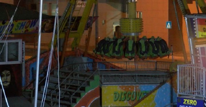 Lunaparktaki eğlence korkuya dönüştü!