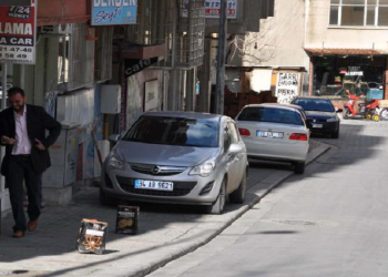 Kaldırıma park etmeye 2 bin TL ceza