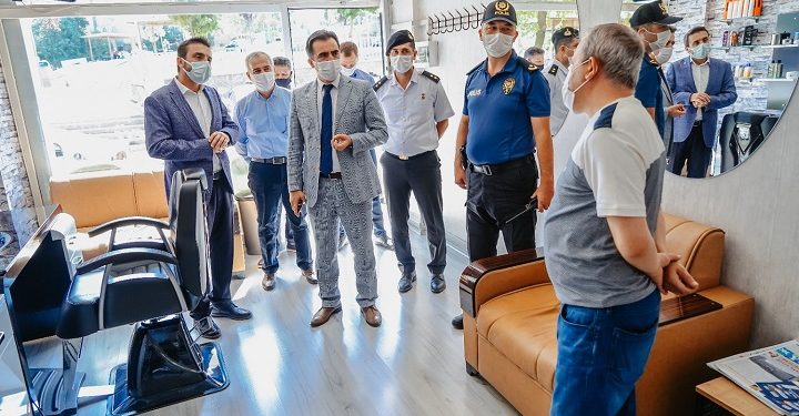 Kestel’de pandemi denetimi