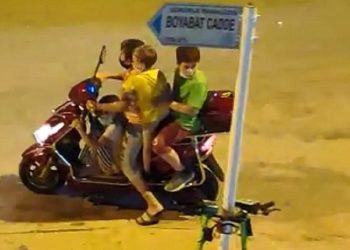 Bursa’da 3 çocuğun tehlikeli yolculuğu