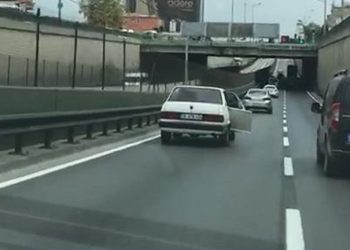 Bursa trafiğinde ‘pes’ dedirten görüntü