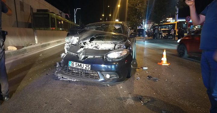 Bursa’da otomobil minibüsle çarpıştı: 6 yaralı