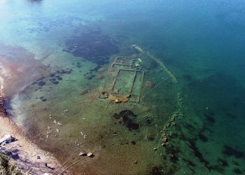 Sular çekildi, bazilika ortaya çıktı