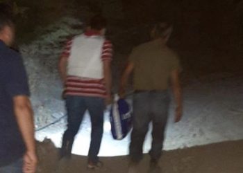 Firari hükümlü, ağaç kovuğunda yakalandı