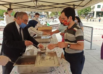 Kestel’de aşure kazanları 15 bin kişi için kaynadı