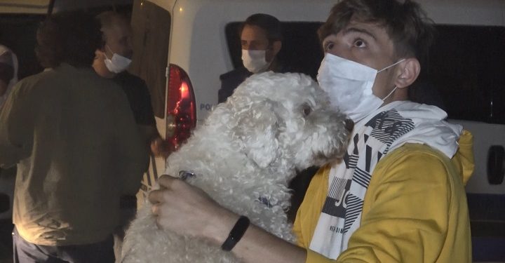 Bursa’da yangındaki 3 kişi ve 1 köpek kurtarıldı
