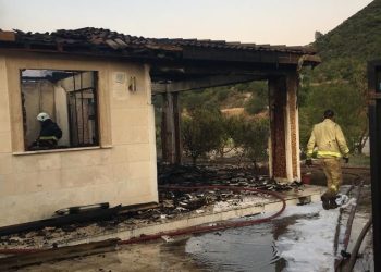 Adrasanda Yanan Ev Kullanılamaz Hale Geldi̇