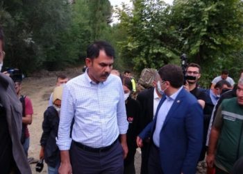 Bakan Kurum, Bartındaki̇ Sel Bölgeleri̇nde