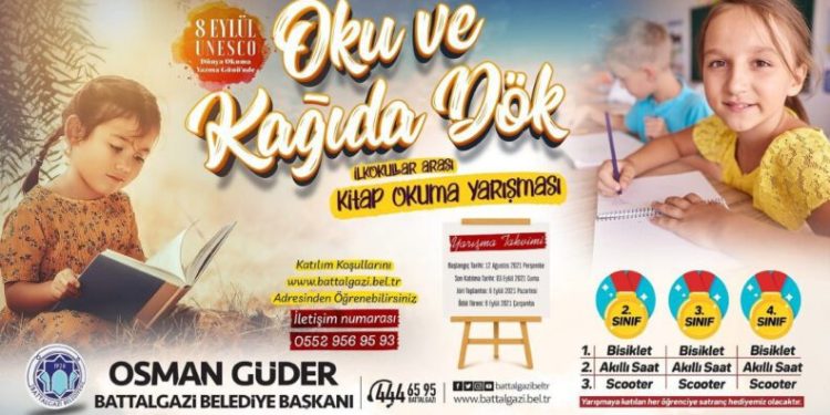 Battalgazi̇de Ödüllü Ki̇tap Okuma Yarışması