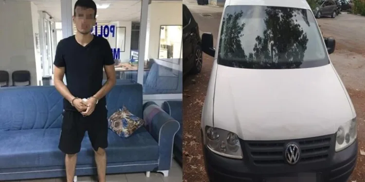 Çaldığı Araçla Kaçmaya Çalışan Hırsızlık Zanlısı Kovalamaca Sonucu Yakalandı
