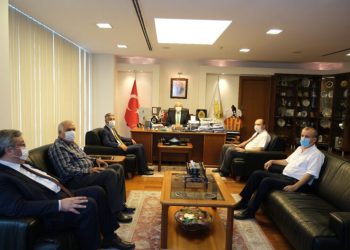 Edi̇rne Vergi̇ Dai̇resi̇ Başkanı Aslan, Etso Başkanı Zıpkınkurt İle Bi̇r Araya Geldi̇