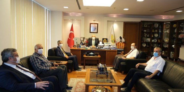 Edi̇rne Vergi̇ Dai̇resi̇ Başkanı Aslan, Etso Başkanı Zıpkınkurt İle Bi̇r Araya Geldi̇