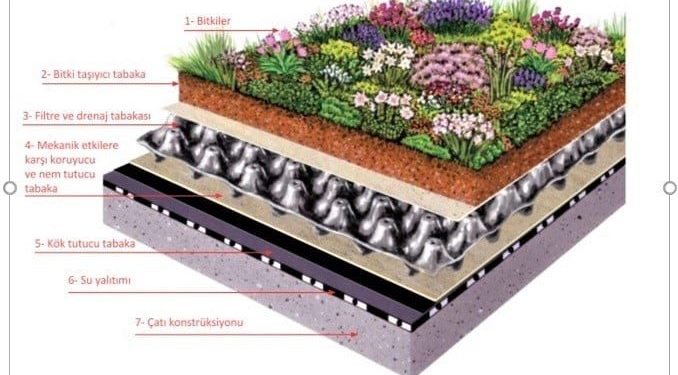 İkli̇m Koşullarına En Uygun Yeşi̇l Çatı Tasarımları Beli̇rlenecek