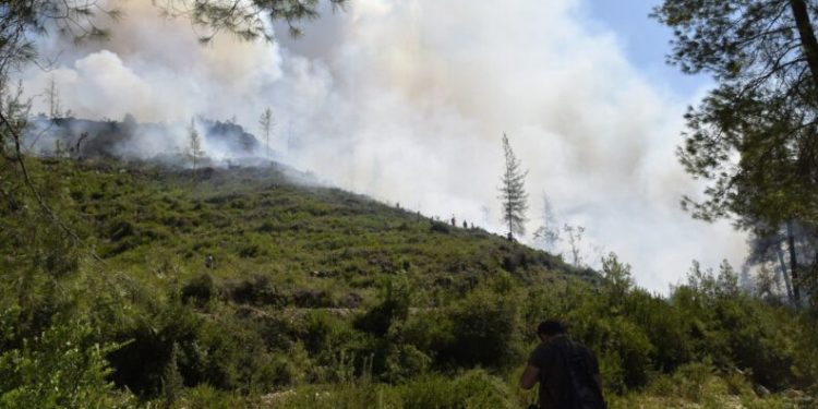 Mi̇lletveki̇li̇ Uğur: “Yangın Sönmezse Gece Görüşlü Heli̇kopter Kullanılacak”