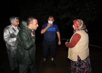 Orduda Sağanak Nedeni̇yle Mahsur Kalan 5 Ki̇şi̇ Kurtarıldı