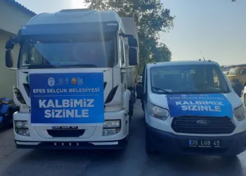 Selçuktan Yangın Bölgesi̇ Muğlaya Yardım Eli̇