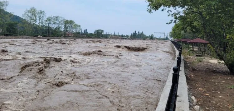 Seli̇n Vurduğu Ci̇de Ve Şenpazarı Adeta Göle Döndü