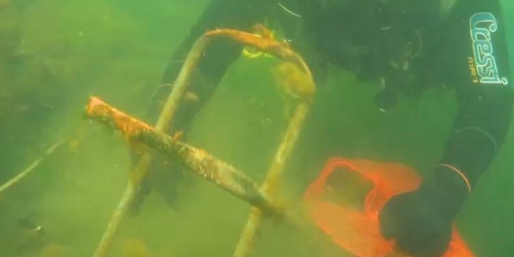 Denizin altında çekilen görüntüler kirliliği gözler önüne serdi