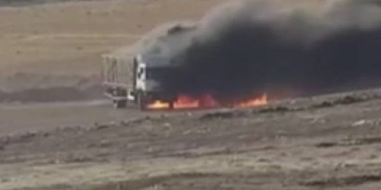 Cerablus’ta bomba yüklü araç imha edildi
